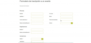 Formulario de inscripción